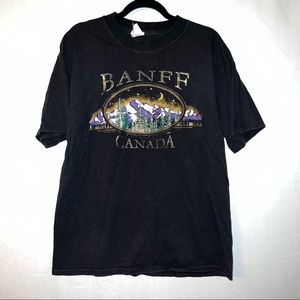 80s/90s Vintage Banff Canada national park tshirt size large